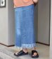 画像1: ロングデニムスカート(length90)　circa make long denim skirt (1)