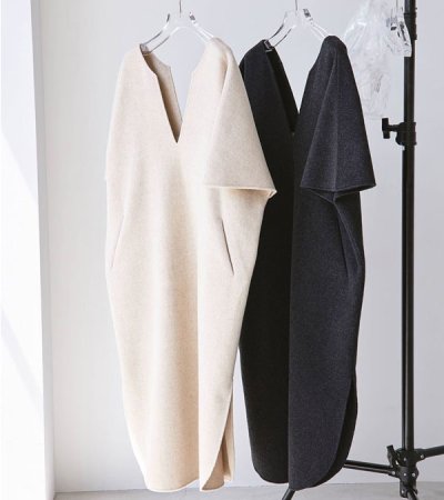 画像18: ウールカフタンドレス Wool Caftan Dress
