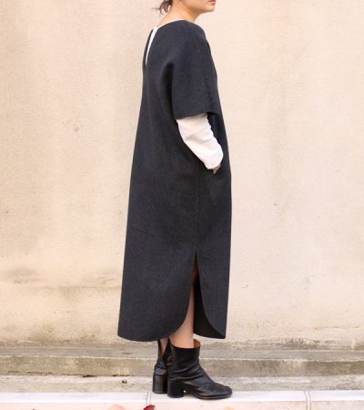 画像2: ウールカフタンドレス　Wool Caftan Dress
