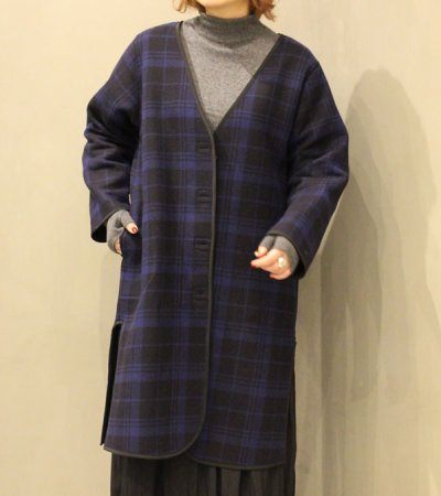 画像7: 50%OFF！ウールライナー付きジャンブレーギャバロングコート《セール商品につき返品不可》