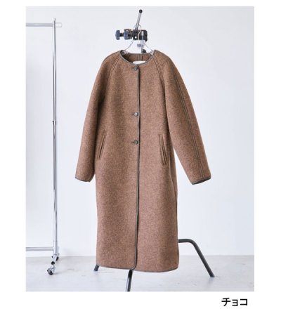 画像18: 30%OFF！ウールジャージーコート　 Wool Jersey Coat《セール商品につき返品不可》