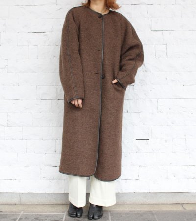 画像1: 40%OFF！ウールジャージーコート　 Wool Jersey Coat《セール商品につき返品不可》