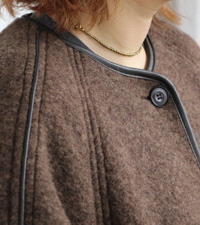 画像6: 30%OFF！ウールジャージーコート　 Wool Jersey Coat《セール商品につき返品不可》