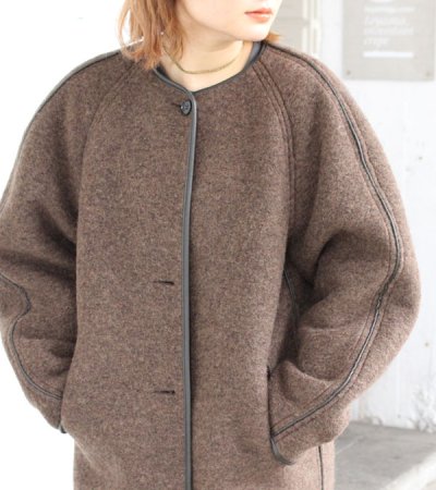 画像5: 30%OFF！ウールジャージーコート　 Wool Jersey Coat《セール商品につき返品不可》
