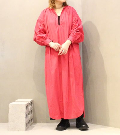画像1: 40%OFF！ギャザーカフタンドレス　Gather Caftan Dress《セール商品につき返品不可》