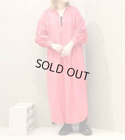 画像1: 40%OFF！ギャザーカフタンドレス　Gather Caftan Dress《セール商品につき返品不可》