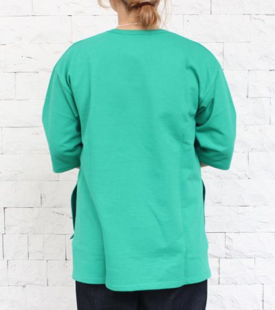 画像4: 30%OFF!コットンクリンプジャージーサイドスリットTシャツ《セール商品につき返品不可》