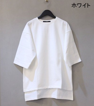 画像18: 30%OFF!コットンクリンプジャージーサイドスリットTシャツ《セール商品につき返品不可》