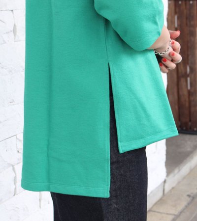 画像7: 30%OFF!コットンクリンプジャージーサイドスリットTシャツ《セール商品につき返品不可》