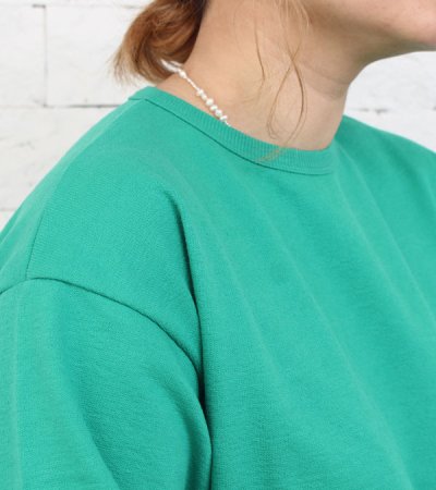 画像5: 30%OFF!コットンクリンプジャージーサイドスリットTシャツ《セール商品につき返品不可》