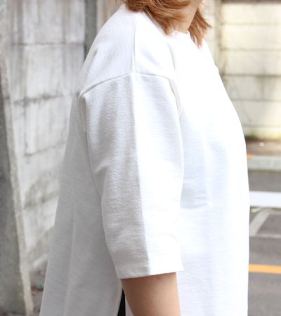 画像13: 30%OFF!コットンクリンプジャージーサイドスリットTシャツ《セール商品につき返品不可》