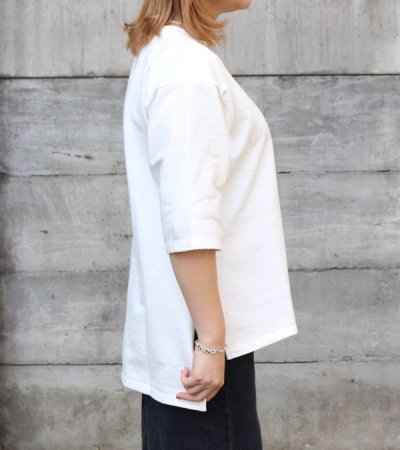 画像11: 30%OFF!コットンクリンプジャージーサイドスリットTシャツ《セール商品につき返品不可》