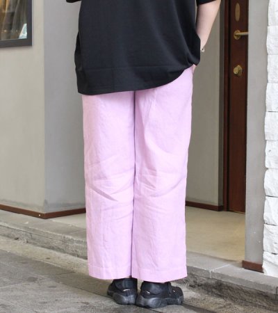 画像12: 30%OFF！40sフレンチリネンキャンバスイージーパンツ《セール商品につき返品不可》