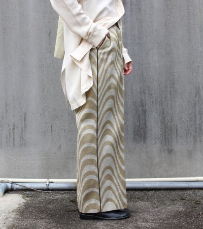 画像2: 20%OFF！パイピングジャガードパンツ　piping jacquard pants《セール商品につき返品不可》