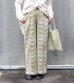 画像1: 20%OFF！パイピングジャガードパンツ　piping jacquard pants《セール商品につき返品不可》 (1)