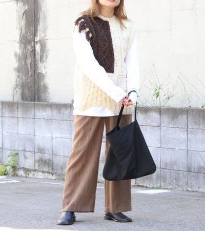 画像2: 30%OFF！パッチワークハンドニットベスト　Patchwork Handknit Vest《セール商品につき返品不可》
