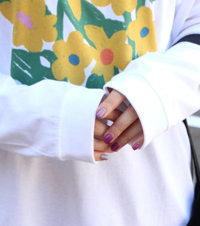 画像7: 40%OFF！フラワープリントロンティー　FLOWER PRINT LON T《セール商品につき返品不可》