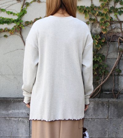 画像4: 40%OFF！ワッフルカラースキームトップス　WAFFLE COLOR SCHEME TOPS《セール商品につき返品不可》