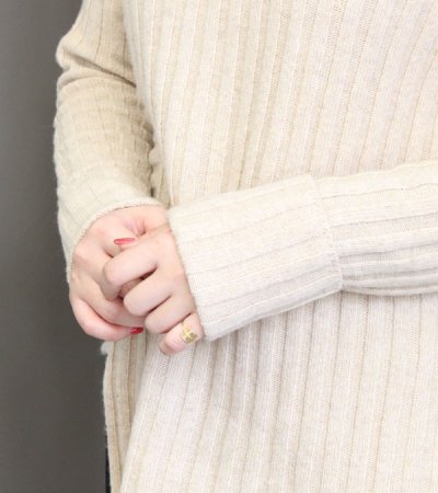 画像7: 40%OFF！ラムウールリブニットハイネックプルオーバー《セール商品につき返品不可》