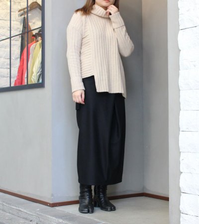 画像2: 40%OFF！ラムウールリブニットハイネックプルオーバー《セール商品につき返品不可》