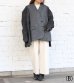 画像10: 30%OFF！ノーカラーワイドジャケット　circa make no collar wide jacket（グレー）《セール商品につき返品不可》