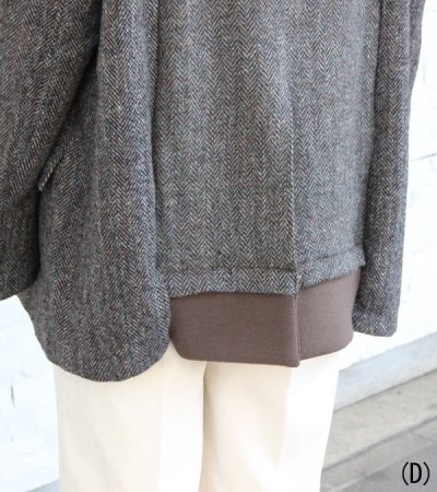 画像30: 30%OFF!ノーカラーワイドジャケット circa make no collar wide jacket(グレー)《セール商品につき返品不可》