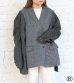 画像9: 30%OFF！ノーカラーワイドジャケット　circa make no collar wide jacket（グレー）《セール商品につき返品不可》