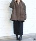 画像9: 30%OFF！ノーカラーワイドジャケット　circa make no collar wide jacket（ブラウン）《セール商品につき返品不可》