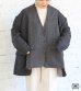 画像16: 30%OFF！ノーカラーワイドジャケット　circa make no collar wide jacket（グレー）《セール商品につき返品不可》