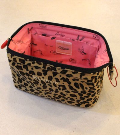 画像5: 20%OFF!レオパードワイヤーポーチリップインハート《セール商品につき返品不可》