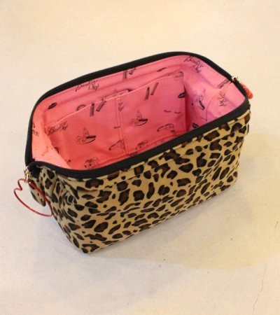 画像6: 20%OFF!レオパードワイヤーポーチリップインハート《セール商品につき返品不可》