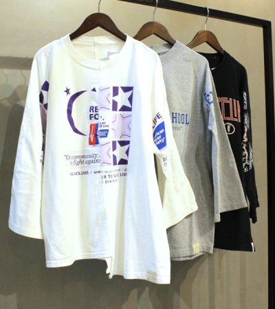 画像1: 40%OFF！フリーダムスリーブリバーシブルトップ　circa make freedom sleeve reversible top《セール商品につき返品不可》