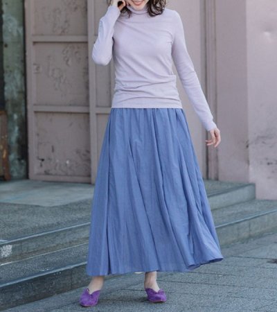 画像11: 30%OFF！ツイストクレープジャージタートルネックプルオーバー《セール商品につき返品不可》