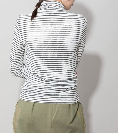 画像7: 30%OFF！ツイストクレープジャージタートルネックプルオーバー《セール商品につき返品不可》