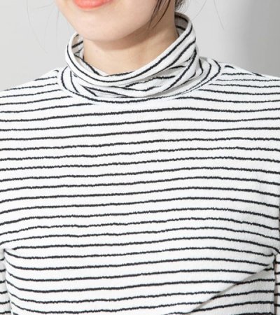 画像8: 30%OFF！ツイストクレープジャージタートルネックプルオーバー《セール商品につき返品不可》