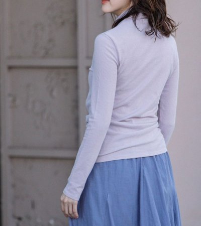 画像14: 30%OFF！ツイストクレープジャージタートルネックプルオーバー《セール商品につき返品不可》