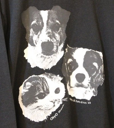 画像12: プリントロングスリーブティー(ホリー)　ObyO print long sleeve tee(holly）