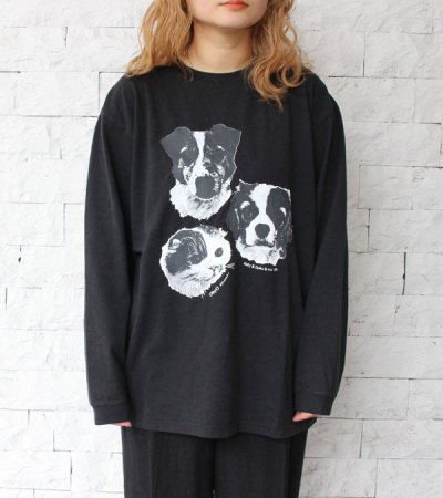 画像1: 30%OFF！プリントロングスリーブティー(ホリー)　ObyO print long sleeve tee(holly）《セール商品につき返品不可》