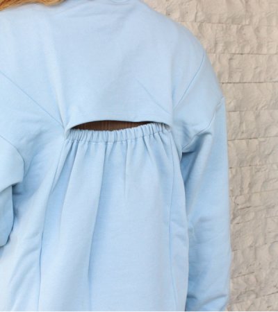 画像24: バックオープンスウェット　BACK OPEN SWEAT