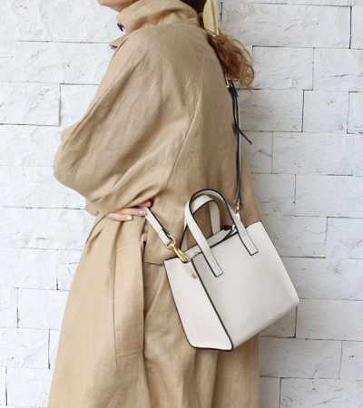 画像8: 40%OFF!2wayレザースクエアショルダーバッグ《セール商品につき返品不可》