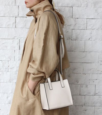 画像5: 40%OFF!2wayレザースクエアショルダーバッグ《セール商品につき返品不可》