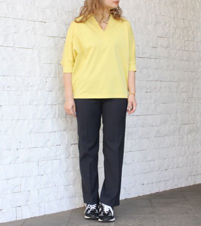 画像2: ドライタッチオックスワイドストレートパンツ
