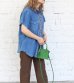 画像4: 30%OFF！レースアップデニムウエスタンシャツ　circa make lace up denim western shirt《セール商品につき返品不可》