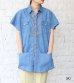 画像10: 20%OFF！レースアップデニムウエスタンシャツ　circa make lace up denim western shirt《セール商品につき返品不可》