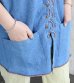 画像17: 30%OFF！レースアップデニムウエスタンシャツ　circa make lace up denim western shirt《セール商品につき返品不可》