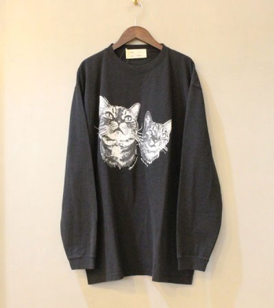 画像1: 30%OFF！プリントロングスリーブティー(ニコ)　ObyO print long sleeve tee(NICO）《セール商品につき返品不可》