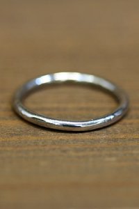 pr-10w-06 プラチナプレーンリング (L)　18号　即納可能