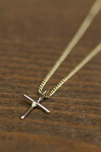 完全受注生産　hn-8-8-184　クロスネックレス（お届け2〜6週間)