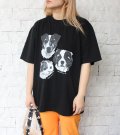 20%OFF！プリントショートスリーブティー(ホリー)　ObyO print short sleeve tee(holly）《セール商品につき返品不可》