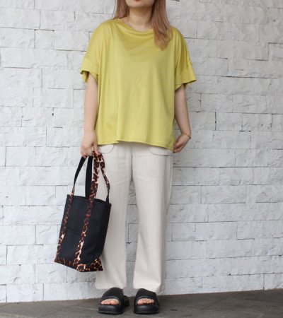 画像2: 30%OFF！テンセルコットンダブルジャージドレープワイドTシャツ《セール商品につき返品不可》